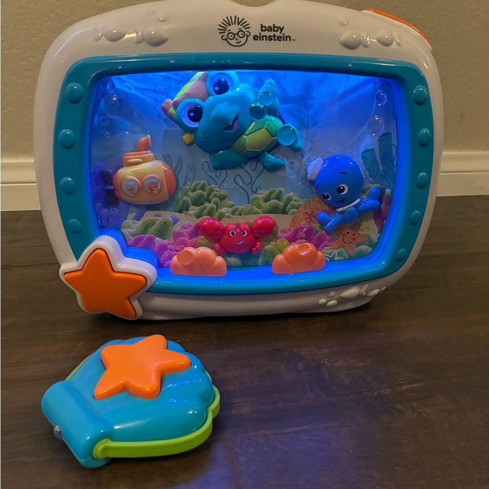 Baby Einstein Sea Dreams Soother‑Style Crib Toy – Lights, Music & Crib Hook